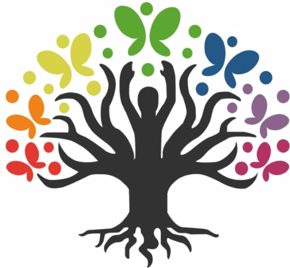C.A.F.E. logo — árbol con mariposas